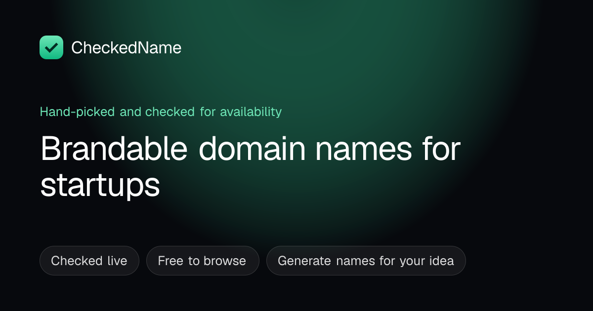 checkedname.com is up.